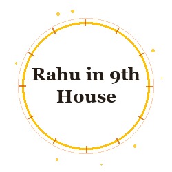 Rahu in 9th House